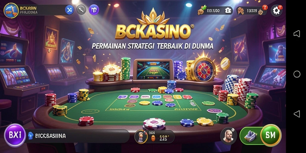 Tampilan gameplay BCKASINO yang mendebarkan dan penuh strategi.