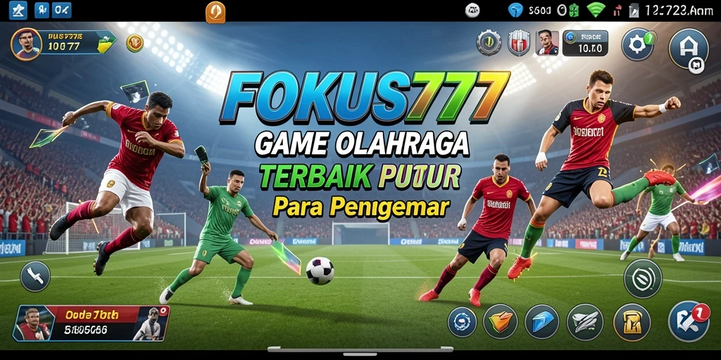 Tangkapan layar FOKUS777 menampilkan aksi permainan olahraga yang mendebarkan.