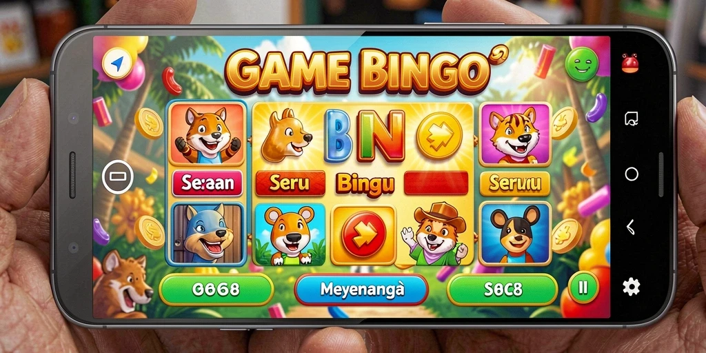 Screenshot gameplay G668 yang menampilkan suasana permainan Bingo.