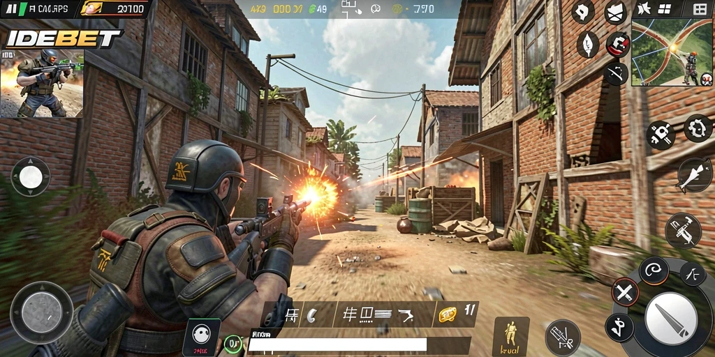 Tampilan seru dari gameplay IDEBET yang menampilkan aksi menegangkan.