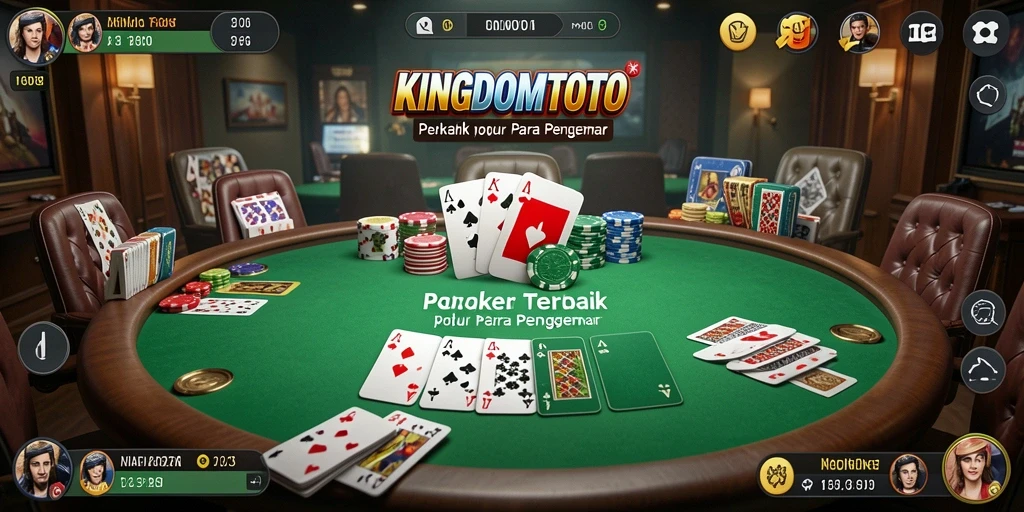 Tampilan gameplay menarik dari KINGDOMTOTO dalam permainan Poker.