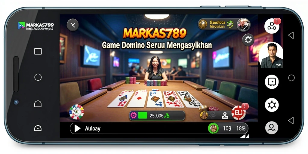 Tampilan gameplay yang seru dalam permainan Domino.