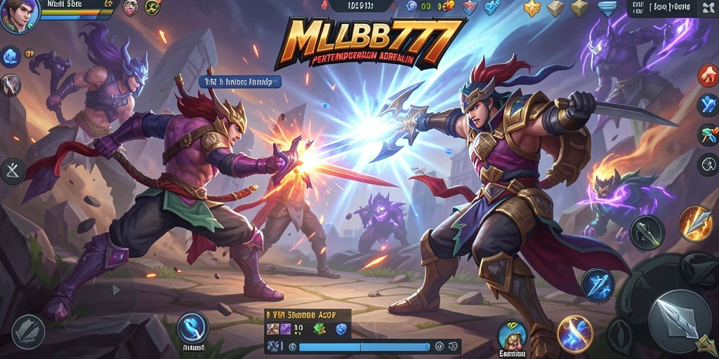 Tampilan seru dari gameplay MLBB777 yang penuh aksi.
