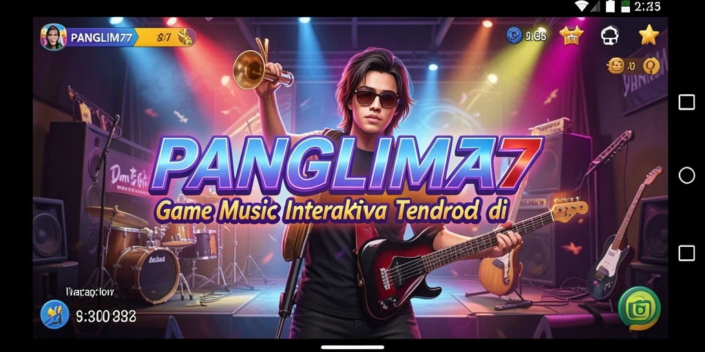 Tampilan menarik dari gameplay interaktif PANGLIMA77.