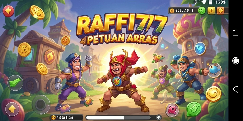 Screenshot gameplay RAFFI777 yang menampilkan aksi seru di dalam game Arcade.